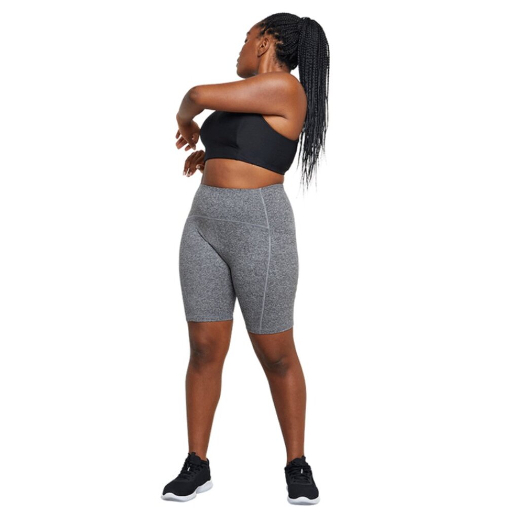 NWT Thinx Heather Grey Absorband Period-Proof Cycle Shorts 3X